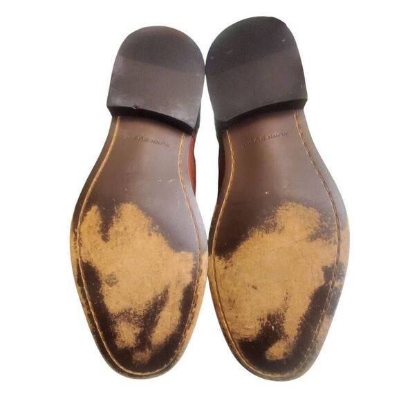 The Nunn Bush Norcross Comfort Gel Cognac Oxford Men's Shoes in size 12W - Picture 7 of 7